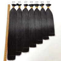 Rambut Manusia Mentah Vietnam Asli Tanpa Proses Grosir untuk Ekstensi Rambut Brasil Vendor