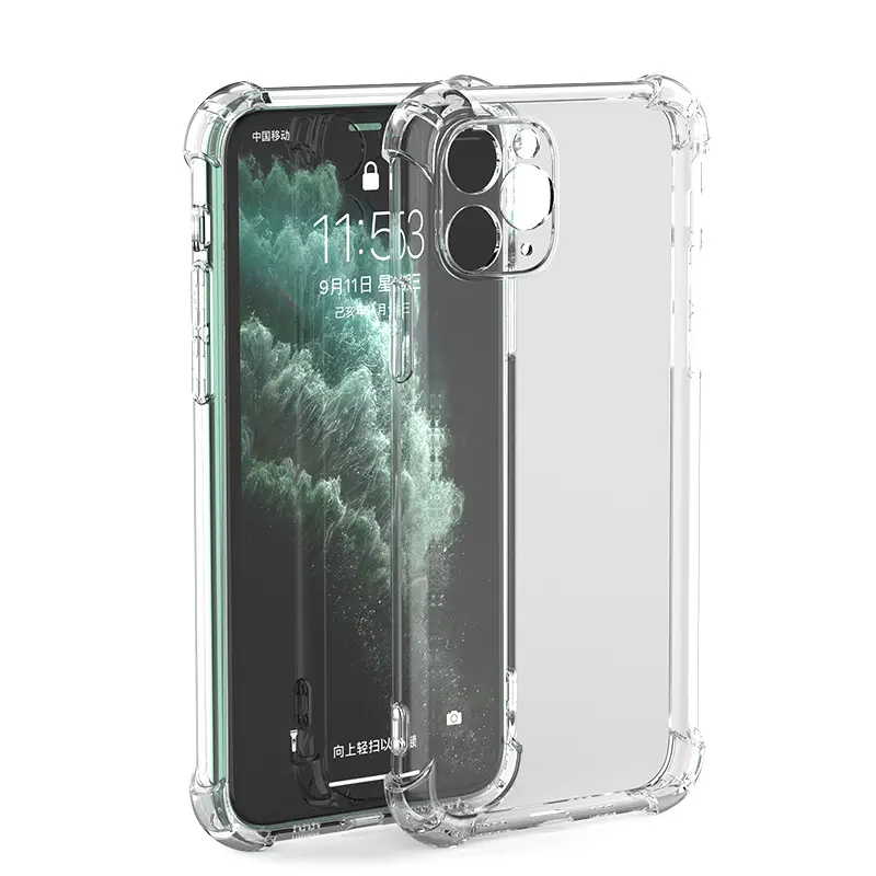 Transparent armor 13 shield air cushion bumper case for iPhone 14 factory wholesale cheap price