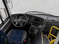 Bus Coaster Diesel d'occasion à transmission manuelle, 31-50 places, norme Euro 4, pour le transport quotidien de passagers et la location de véhicules de tourisme