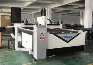 Mesin pemotong LASER serat dua penggunaan logam & NONMETAL VLF1530 mesin pemotong serat Laser