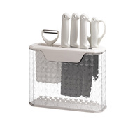 Ensemble de couteaux de cuisine en acier inoxydable, six pièces, comprenant des couteaux à découper la viande et les légumes, un couteau à désosser, manche en bois moderne