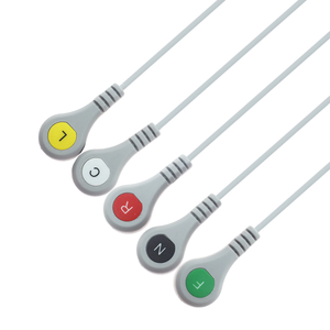 Spacelabs Compatibel 93300/Elance Serie/Tru-Link Ecg Leadwire Kabel, 5 Leads Snap Iec Kabel - Product Image 4