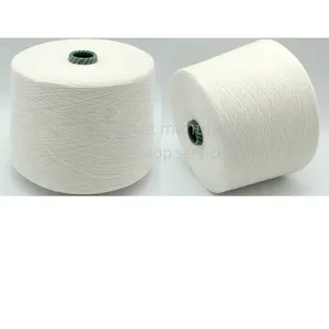 30% Linen 70% Cotton Blended Yarn Soft Solid Color for Sewing and Embroidery