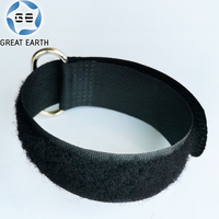 Attaches à fermeture éclair pour câble en nylon avec boucle ovale en métal