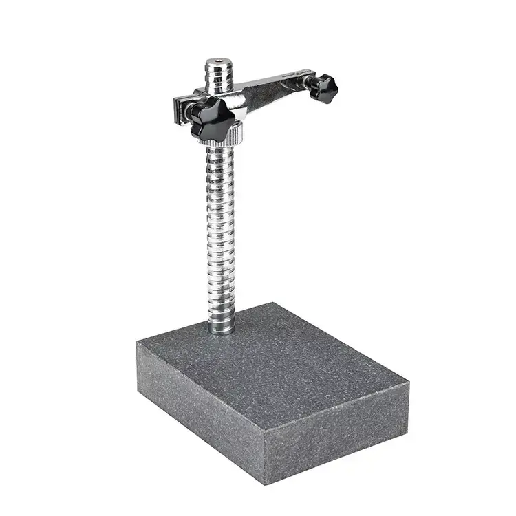 Dasqua Precision Marble Granite Comparator Stand 150*100*40 Dial Indicator Stand With Fine Adjustment