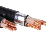 Gepanzertes SWA-Stromkabel aus unterirdischem Stahldraht Mittels pannung 11kV 50mm 70mm 95mm 120mm Single Multi Core Cu Al XLPE PVC-Mantel