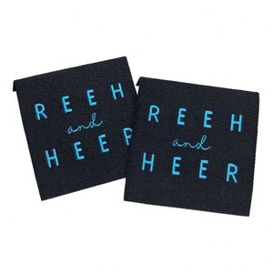Étiquettes personnalisées pour chapeaux avec logo privé, nom de marque, étiquette tissée pliée, étiquette intérieure pour chapeau - Product Image 2