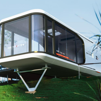 Capsule hôtelière en aluminium Z5 de Chine, conteneur pliable, maison mobile préfabriquée, insonorisée, respirante, lit-capsule, cabine de couchage