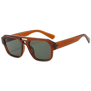 Nouvelles <span class=keywords><strong>Lunettes</strong></span> <span class=keywords><strong>de</strong></span> <span class=keywords><strong>Soleil</strong></span> <span class=keywords><strong>Tendance</strong></span> <span class=keywords><strong>2023</strong></span> Style Européen et Américain, Simples, Double Pont, Protection UV400, pour Femmes (Idéales pour les Influencers sans Maquillage) et Hommes (pour la Conduite) - Product Image 4