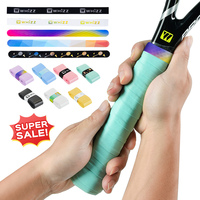 Nouvelle conception de surgrip en PU souple et collant, antidérapant, durable et confortable pour le badminton, le paddle-tennis et le pickleball
