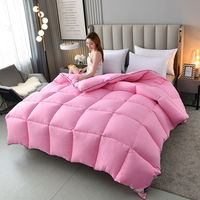Couette matelassée à points de couture, couvre-lit chaud et écologique pour l'hiver, qualité garantie, en polaire nuage et microfibre de polyester