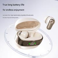 OEM ODM Daya Tahan Baterai Lama Layar Digital In-Ear Fone De Ouvido HiFi Musik BT Tws Earbud Nirkabel Tahan Air Earphone Olahraga