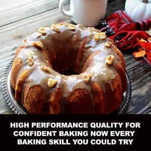 Gloway Bakeware Standard 9" 10" Non-Stick Coating Bread Fluted Tube Pan Carbon Steel Pumpkin Baking Cake Pan Mold For Bundt Cake