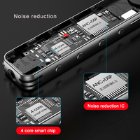 Enregistreur vocal numérique intelligent portable de haute qualité, 16 Go, prix d'usine, écran couleur IPS, USB de type C, enregistrement longue durée, WAV