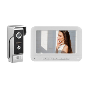 Système de sonnette vidéo intelligente |   Caméra de sécurité de vision nocturne avec interphone et fonction de déverrouillage par téléphone - Product Image 1