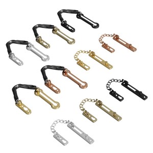 Loquet de porte antivol en acier inoxydable, serrure de sécurité pour portes et fenêtres, design moderne et simple, installation sans perçage - Product Image 1