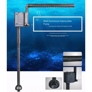ปั๊มน้ำอัจฉริยะ 20W สำหรับตู้ปลาดราโกน ปั๊มออกซิเจนแบบจุ่มใต้น้ำ เงียบ พร้อมระบบกรอง HQJ-1600B - Product Image 5