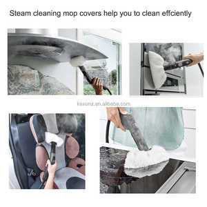 Lot de 6 tampons de rechange pour nettoyeur vapeur <span class=keywords><strong>Karcher</strong></span> SC2/<span class=keywords><strong>SC3</strong></span>/SC4/SC5, tampons de nettoyage en microfibre et housses de buse en tissu - Product Image 6