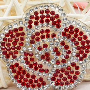 Patch adhésif de luxe à fixer à chaud personnalisé, feuille de décoration adhésive squelette, presse à chaud, fer Bling sur transfert de strass - Product Image 2