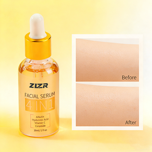 Soin du visage 4 en 1, sérum à l'acide hyaluronique, vitamine C, hydratant, éclaircissant, anti-rides, anti-âge, sérum pour le visage 4 en 1 pour le soin de la peau - Product Image 1