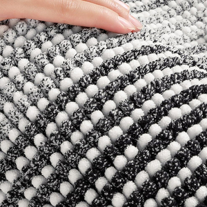 พรมเช็ดเท้าขนนุ่มหรูหรา ผลิตจากโพลีเอสเตอร์เชนิลล์ ป้องกันการลื่น ซึมซับน้ำได้ดีเยี่ยม ซักเครื่องได้ เหมาะสำหรับห้องน้ำ - Product Image 2