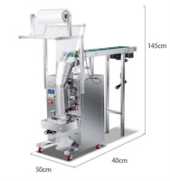 Machine d'emballage entièrement automatique pour boulons, écrous, clous, vis et fixations, avec plateau vibrant et ensacheuse de sacs plastiques