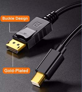 Câble SYONG Mini DisplayPort vers DisplayPort 4K, DisplayPort 4K60Hz, 1080p 2K144Hz, cordon Mini DP vers DP pour moniteur d'ordinateur - Product Image 5