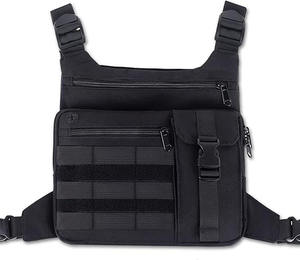 Échantillon gratuit Usine Vente en gros Entraînements de mode Sac de sport tactique Gilet Pack Cross Chest Rig Bag - Product Image 1