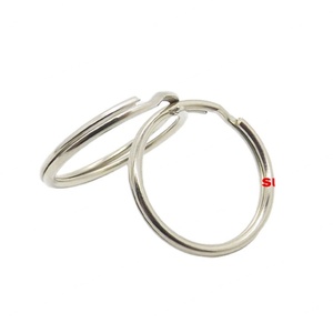 Anillos de Llavero Redondos con Borde Chapado en Níquel al por Mayor de EWANG para Regalo - Product Image 1