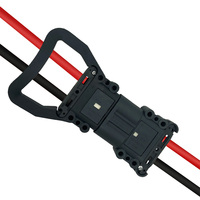 80a160a320a Fiche de câble de batterie de chariot élévateur Adaptateur de prise inter-prises à courant élevé Connecteur à pince d'alimentation à 2 broches