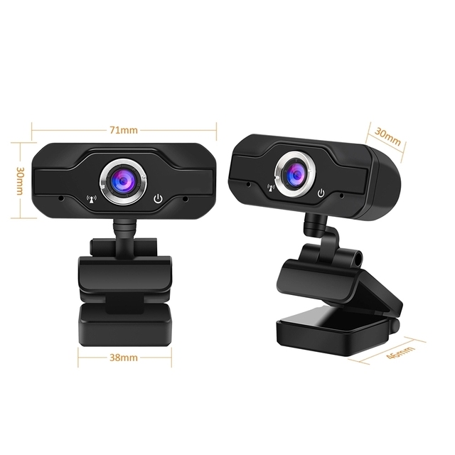 Unique Design Webcam USB Web Camera for Android TV Box for ZOOM for Win 10 Multi Function Webcam 1080P