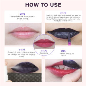 Ibcccndc 2pcs Lippen fleck abziehen 1pc Lippen aktivator Set wasserdicht feuchtigkeit spendend glatt nicht klebrig Lip gloss Charms Lip gloss Kit - Product Image 6