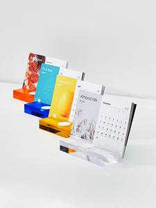 DL House Shape Calendar A5 Fridge Magnet Calendar Advertising Business Card at Refrigerator with Personalized Design Printed