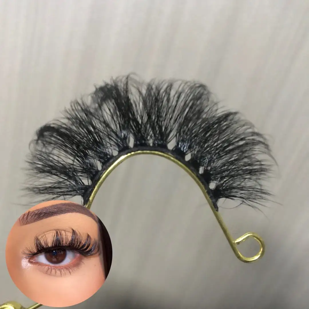 Bulu mata rubah mempesona strip mink 25mm warna lembut penuh tebal bulu mata tanaman Korea serat 3d mink dalam jumlah besar bulu mata sutra ceri