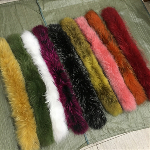 Abrigos de invierno con Cuello de piel de mapache, precio al por mayor - Product Image 5