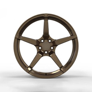 Jantes forgées en alliage d'aluminium 5 branches, surface polie, style sport Vogue SUV, modèles S 3 X Y LS GS <span class=keywords><strong>RC</strong></span> Q50 Q60 Q70 Q90 BRZ 86 - Product Image 6