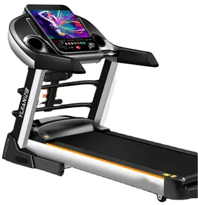 Casa equipamento de fitness silencioso dobrável treadmills casa wifi tela colorida inteligente