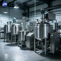 Cuve de mélange industrielle grande capacité de 5 000 litres, certifiée CE ISO, en acier inoxydable avec agitateur