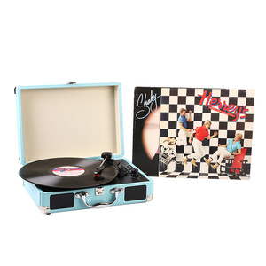 Vinyl <strong>Record</strong> Machine Retro <strong>Gramophone</strong> Antique BT Speaker European Leather Suitcase <strong>Turntable</strong> <strong>Record</strong> <strong>Player</strong>