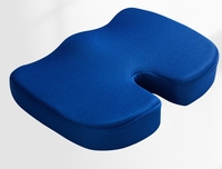 Oreiller en mousse à mémoire améliorée en gel de refroidissement tissé SZPAN pour soulager la douleur du coccyx sciatique longtemps assis