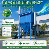 Système de protection environnementale avec filtre à cartouche à jet pulsé à haute efficacité de filtration pour moteur, destiné à la construction