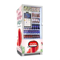Nouveau type de distributeur automatique de collations et de boissons avec écran tactile ou distributeur automatique d'écran publicitaire