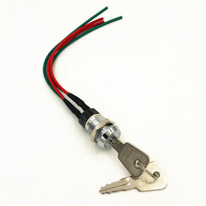 Interruptor de Llave con Bloqueo de Encendido de 19mm 2801, Interruptor Giratorio con Cableado para Cajones de Muebles - Product Image 1