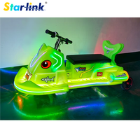 Voiture tamponneuse électrique pour enfants Starlink en forme de requin, pour parcs d'attractions et centres commerciaux, 350W, musique et lumières, certifiée CE