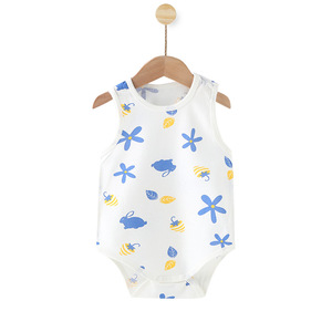 <span class=keywords><strong>Combinaison</strong></span> Triangle en Coton pour Bébé Printemps/Été 2026, Légère et Respirante, Unisexe, pour Nouveau-né, Tenue une Pièce pour Ramper - Product Image 1