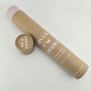 Tube d'expédition d'affiche de carton recyclable avec la manipulation de surface de disparition d'impression offset - Product Image 5