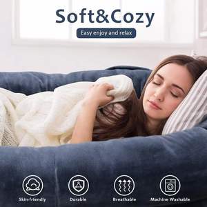 groß mit decke sofa freiraum polyester erste klappung lounge haustier seite mensch hund bett - Product Image 4