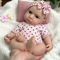 Poupée Reborn en Silicone Faite à la Main Très Détaillée, Bébé Réaliste, Poupée d'Art Populaire à Collectionner pour Cadeau d'Anniversaire et de Fête