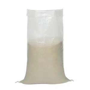 5kg 10kg 25kg sac en polypropylène transparent transparent tissé sac en PP pour maïs maïs riz grain haricot carotte
