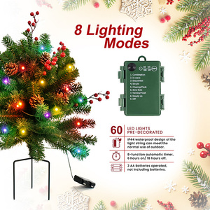 Luces LED para Ramas de Árbol de Navidad, Decoración Cónica para Árbol de Navidad, Suministros de Decoración para el Hogar y el Jardín - Product Image 3